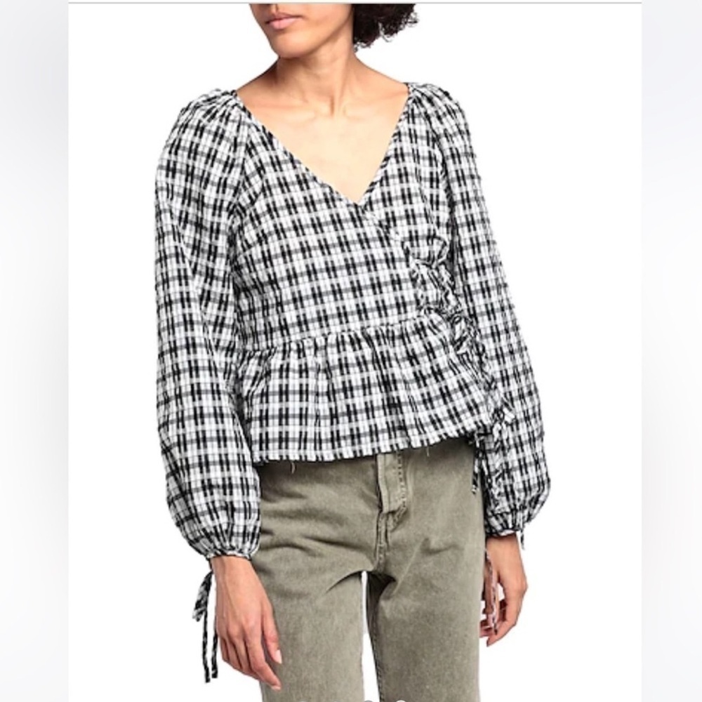 Topshop Peplum Top Size: 10 - Picture 4 of 12